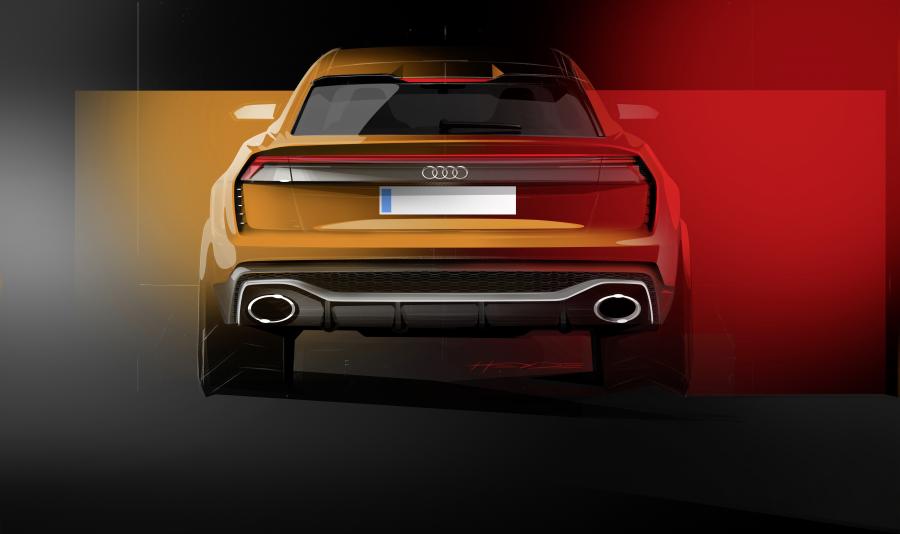 Эскиз Audi Q8 Sport Concept 2017 года  (фото 23 из 33)